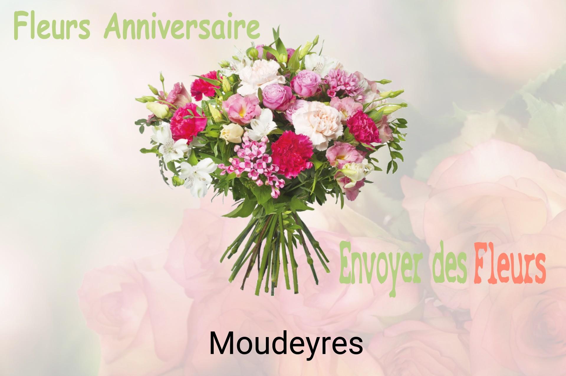 Bouquet de fleurs d’anniversaire livré à Moudeyres